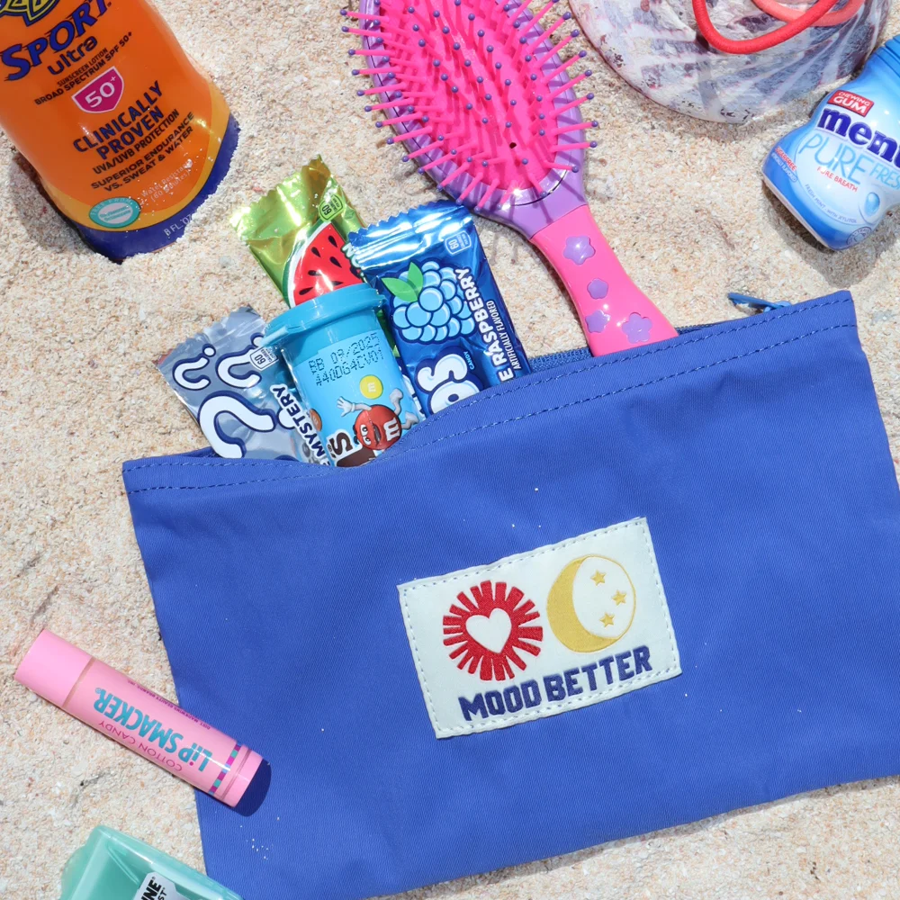LABEL POUCH BLUE