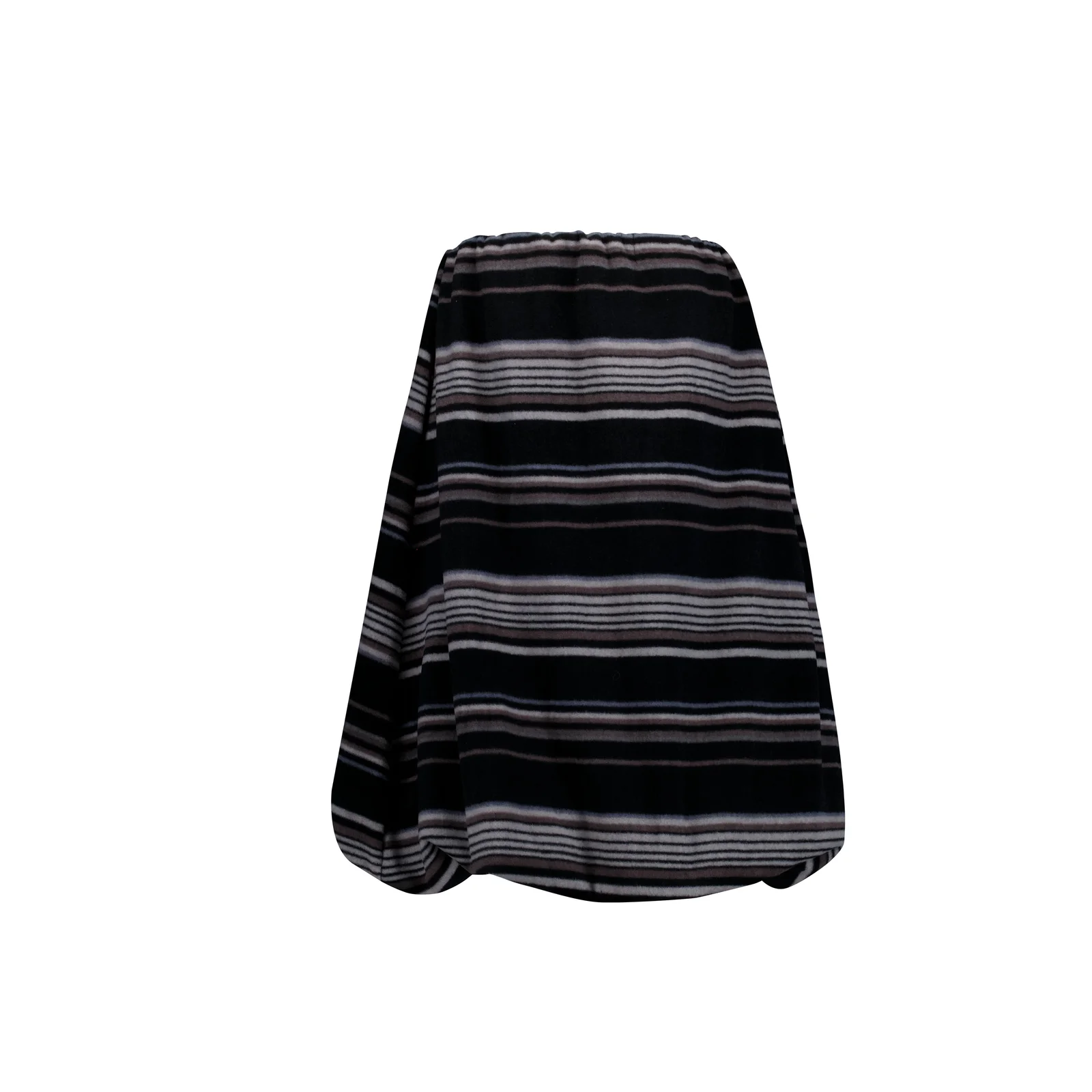 SHIRRING VOLUME SKIRT (COOL GRAY)