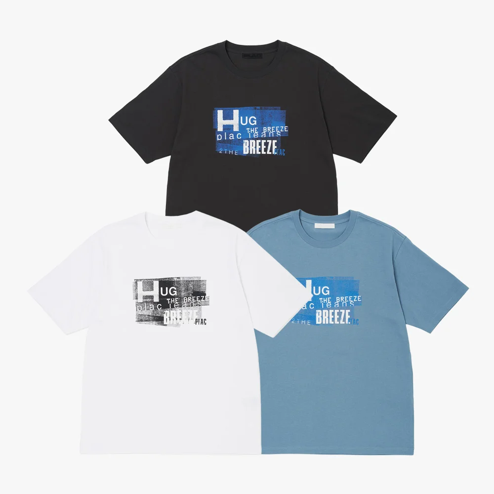 Hug de 微風 短袖 T恤_3colors