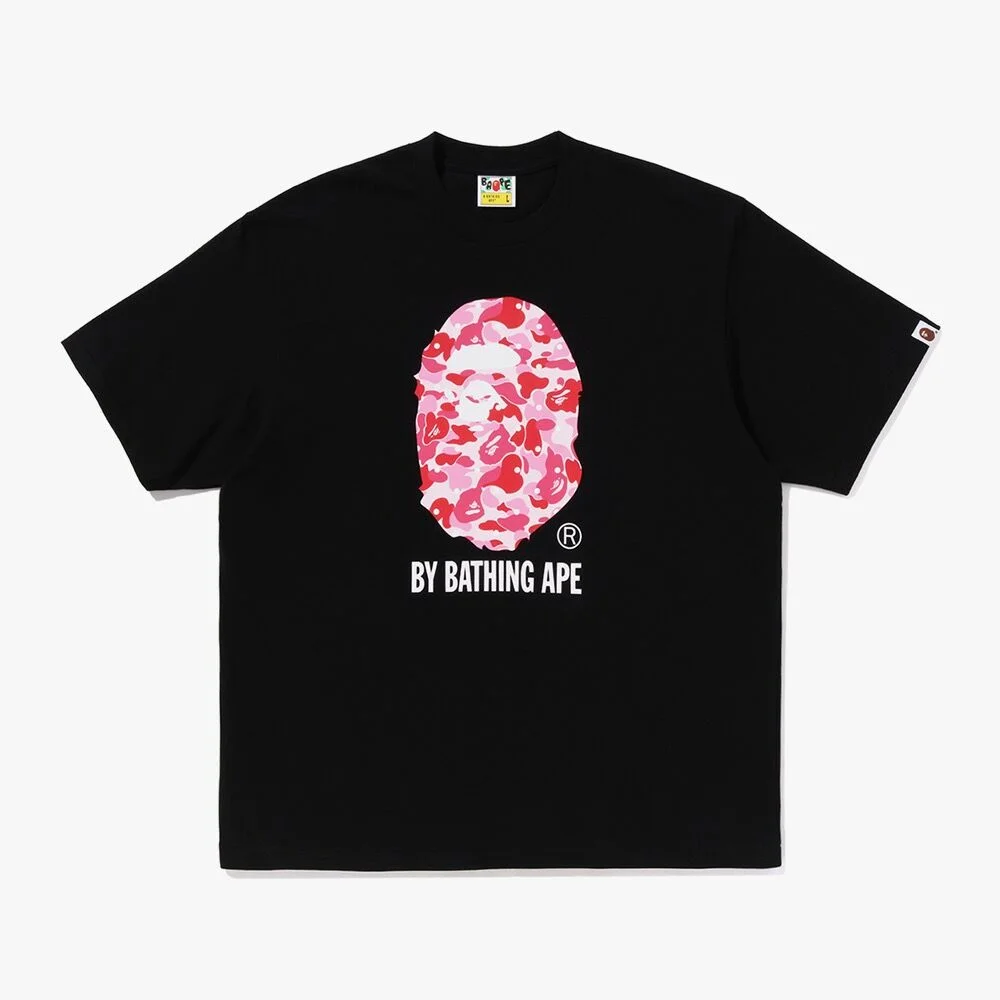 ABC 圓點 迷彩 BY BATHING APE 寬鬆 剪裁 T恤(M) BLACK