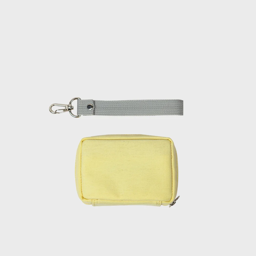 MINI STRAP POUCH _ BREEZE (Lemon) 迷你 肩帶 化妝袋 _ 微風