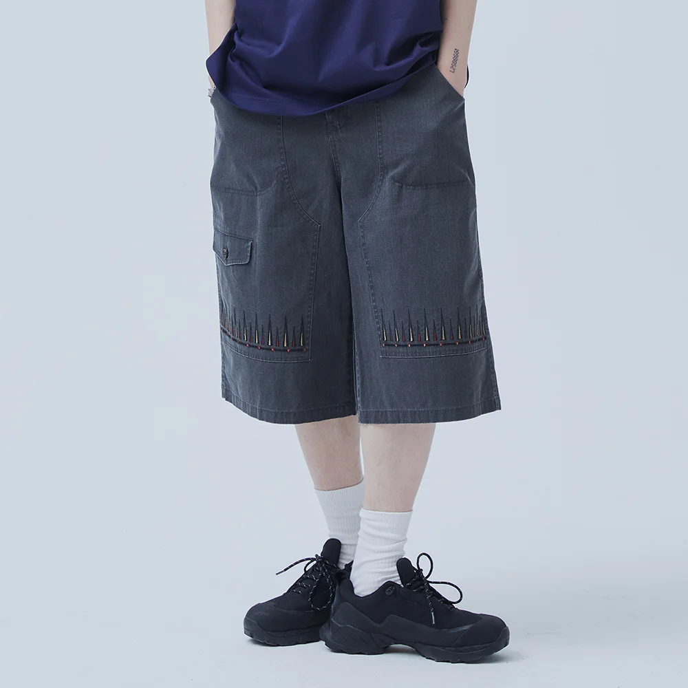 Cowboy Bermuda Half Pants Black