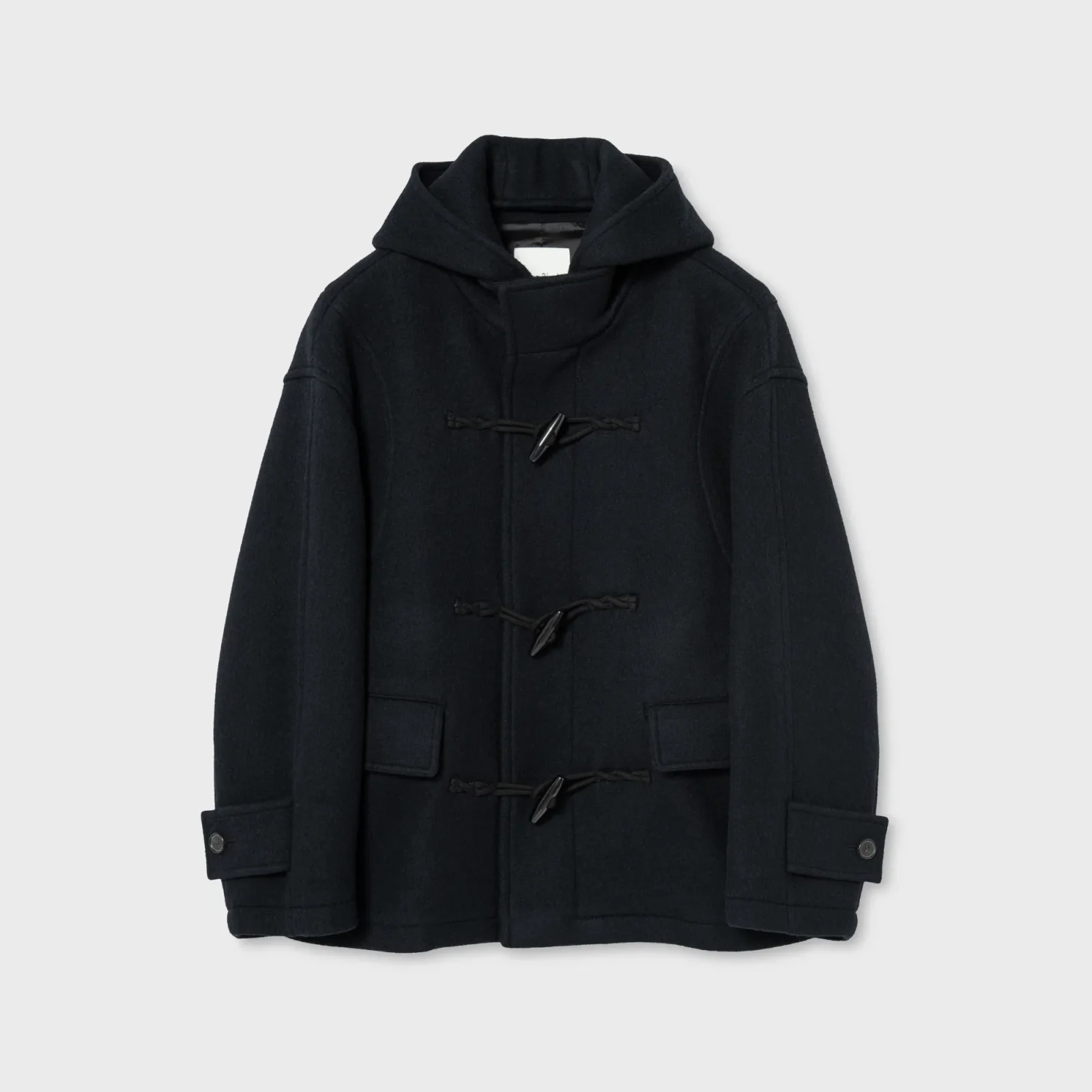 可拆式 連帽衫 Duffle 半 大褸_DARK NAVY