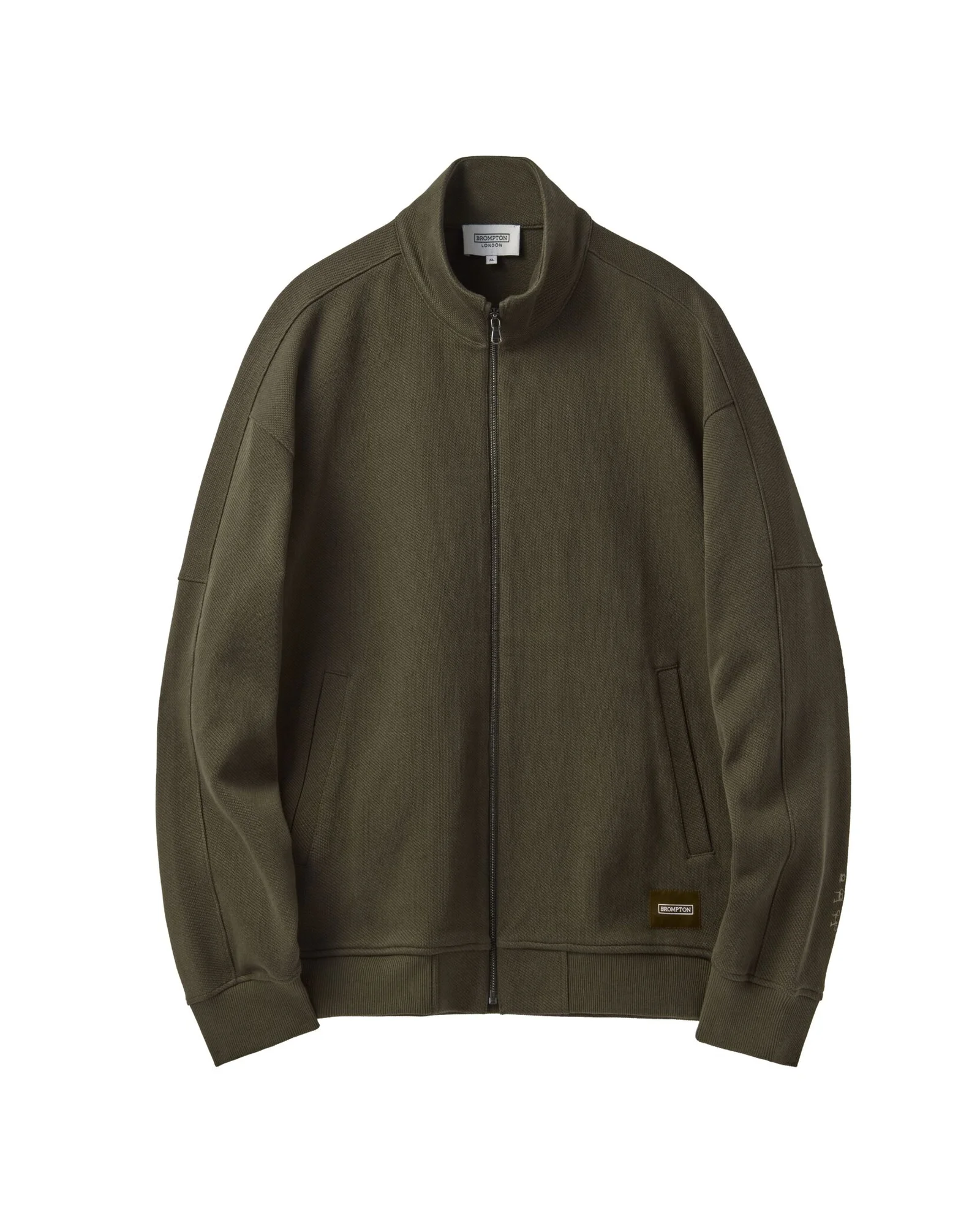 JACQUARD SET ZIP UP - BROWN (P241UFT436)