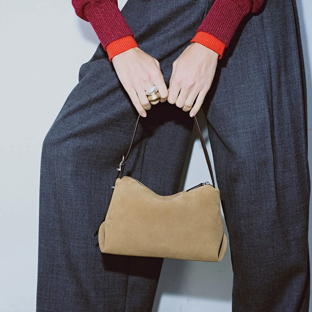 RENAI tote Small Suede A008-KC