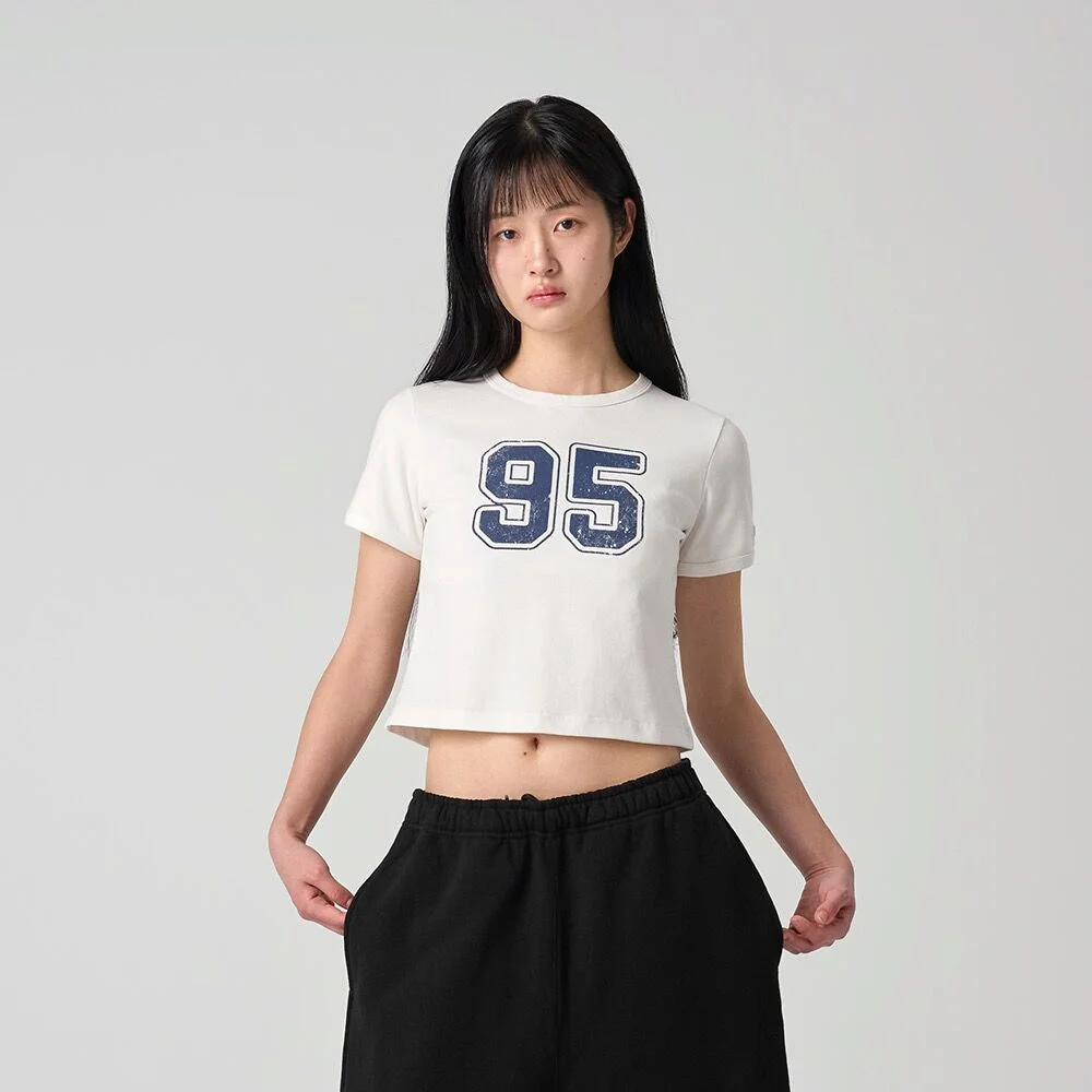 女裝 95 短版 T恤 White