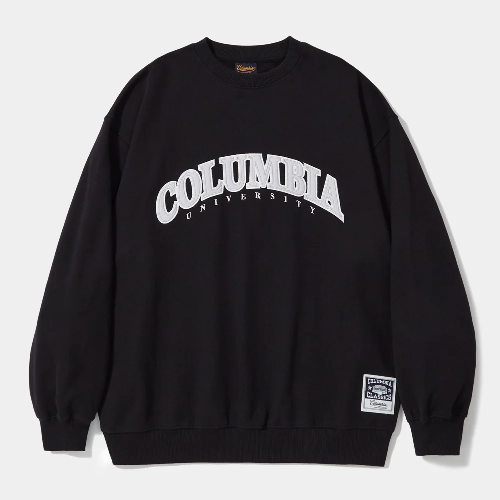STREET ARCH HEAVY TERRY CREW NECK_BLACK