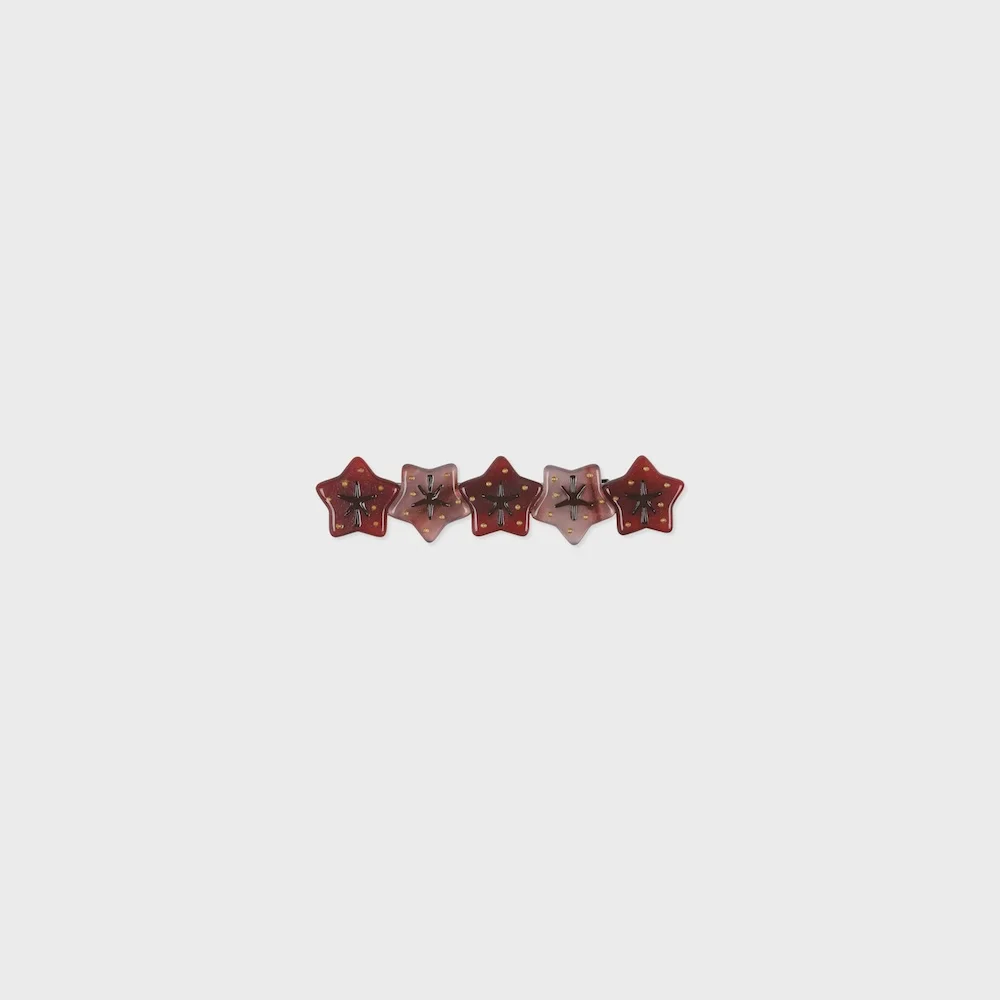 hair pin maple leaves