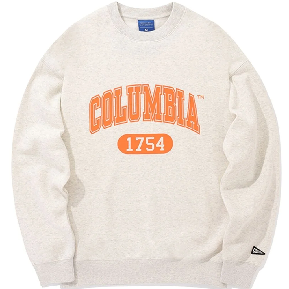 1754 ARCH LOGO FLEECE SWEATSHIRTS 燕麥色
