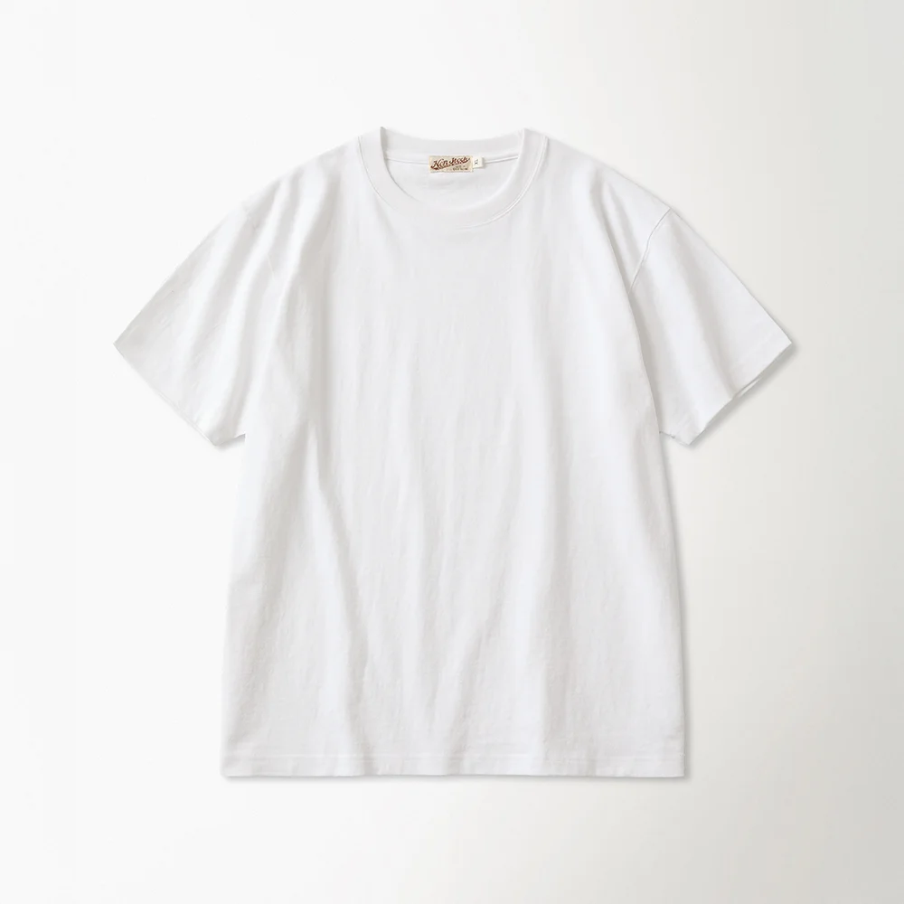 9oz USA Cotton Tubular Tee White
