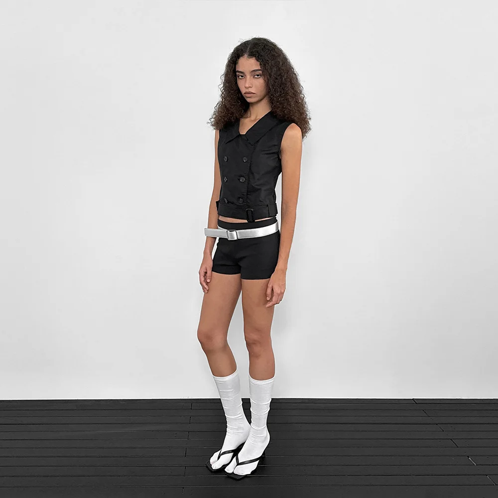 Low-Rise Short Pants_Black