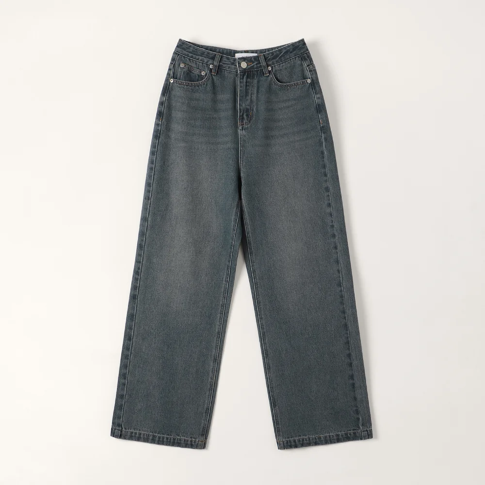 Labo Wide Denim Pants (Tin blue)