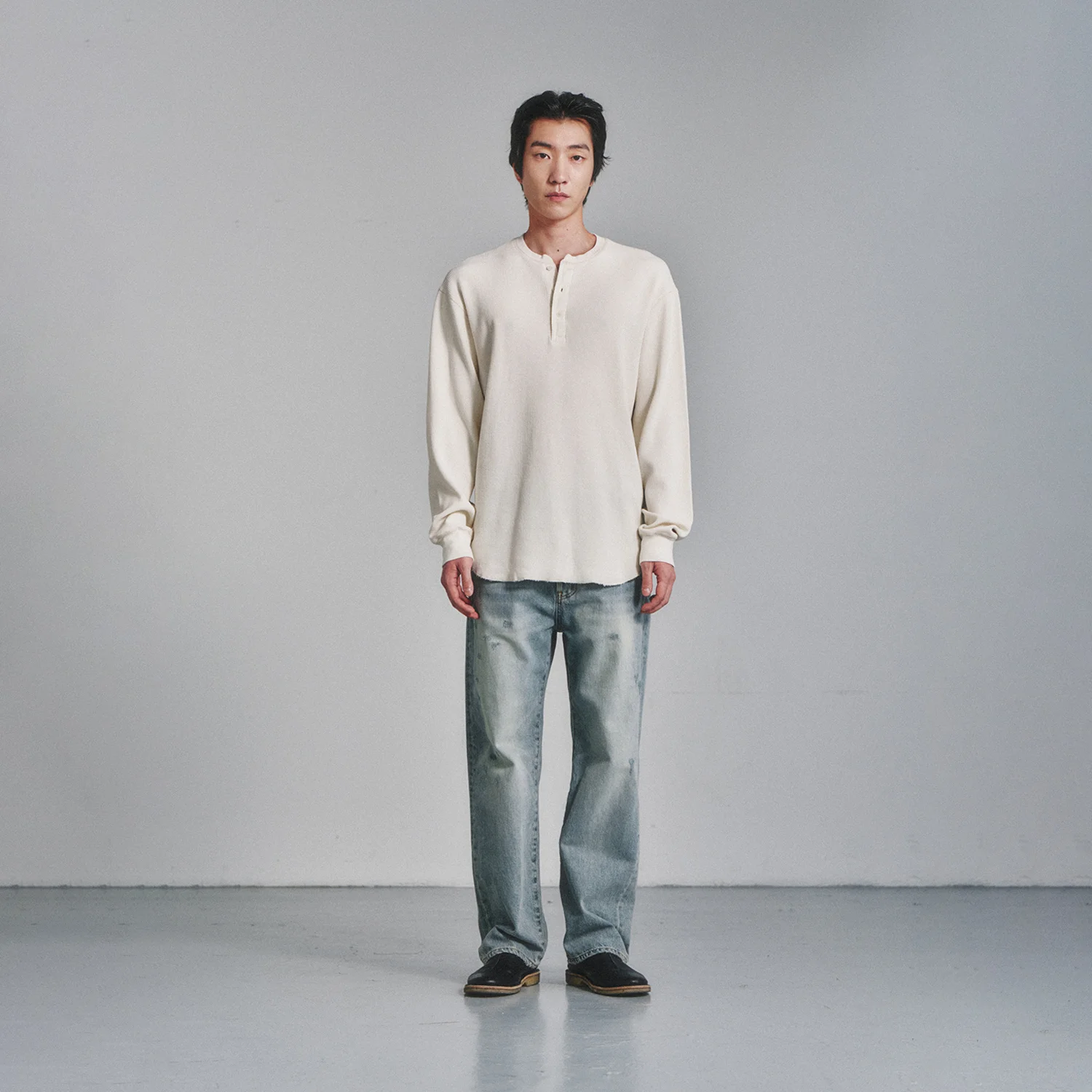 Regular 5P Denim Pants_Used Light Blue