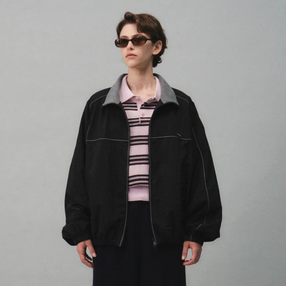 26FW TESSA STRIPE COLLAR KNIT (PINK)