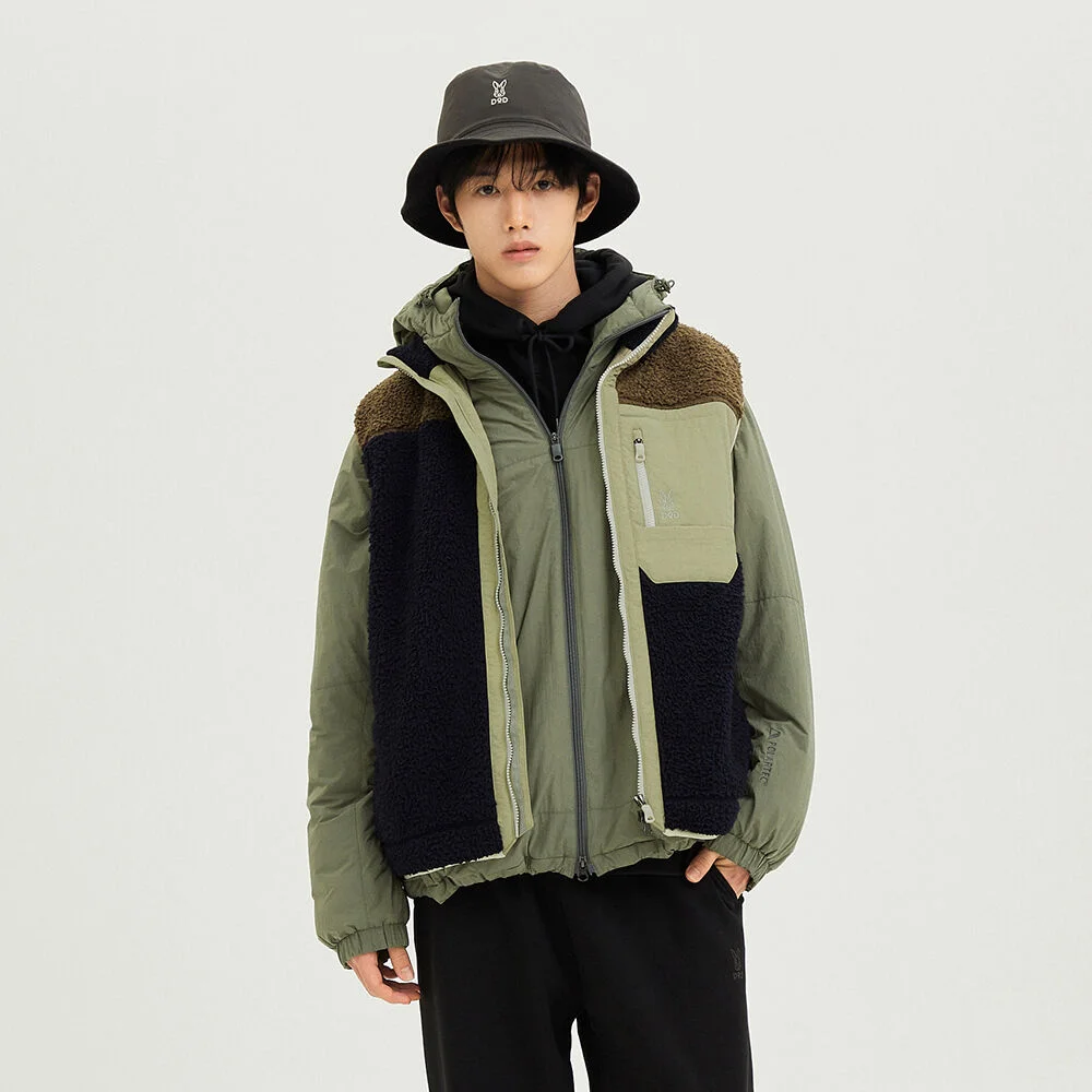 Bark 搖粒絨 Blocked (NAVY)