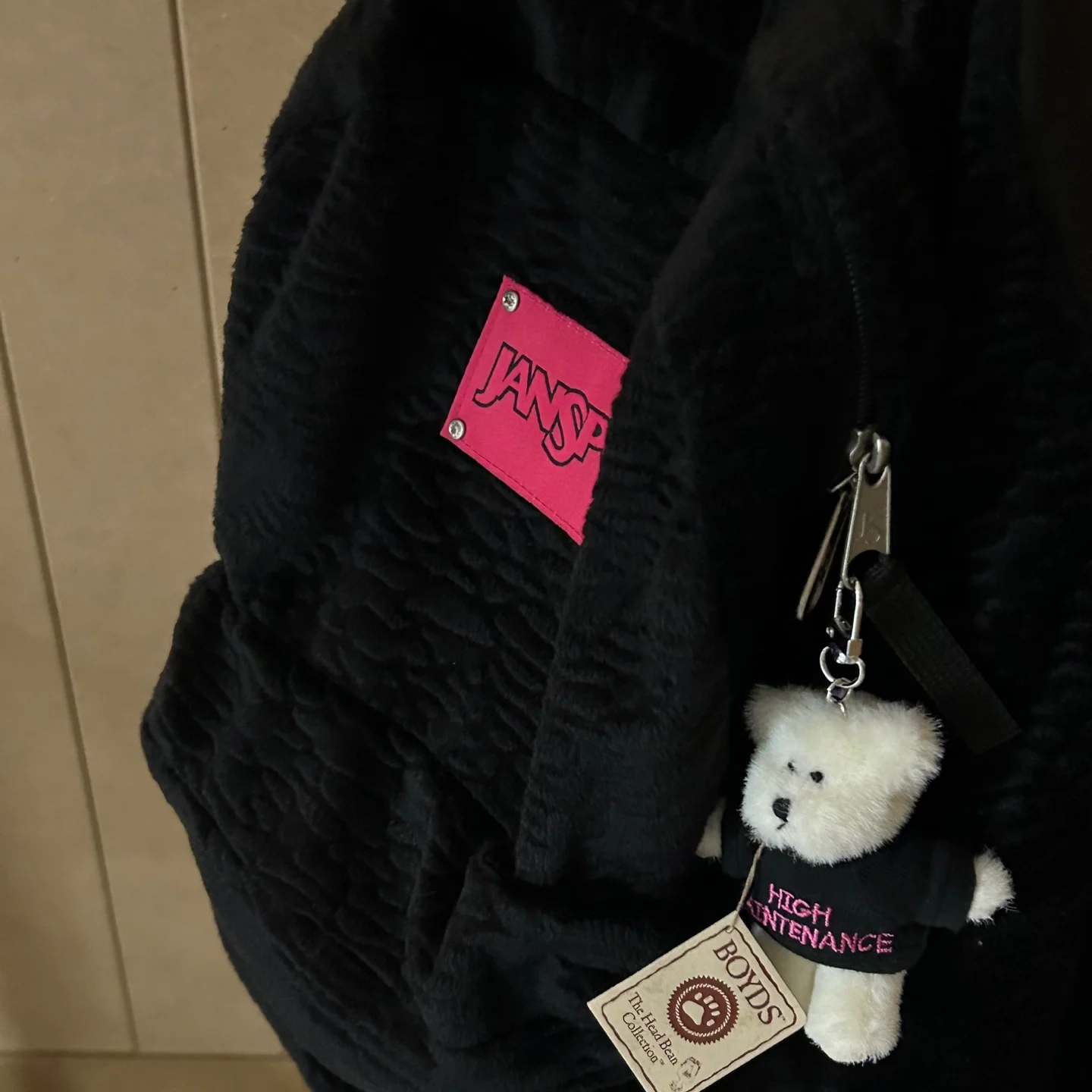 Boys Bear Jjokomi Message 熊 玩偶 鑰匙扣 bear keyring