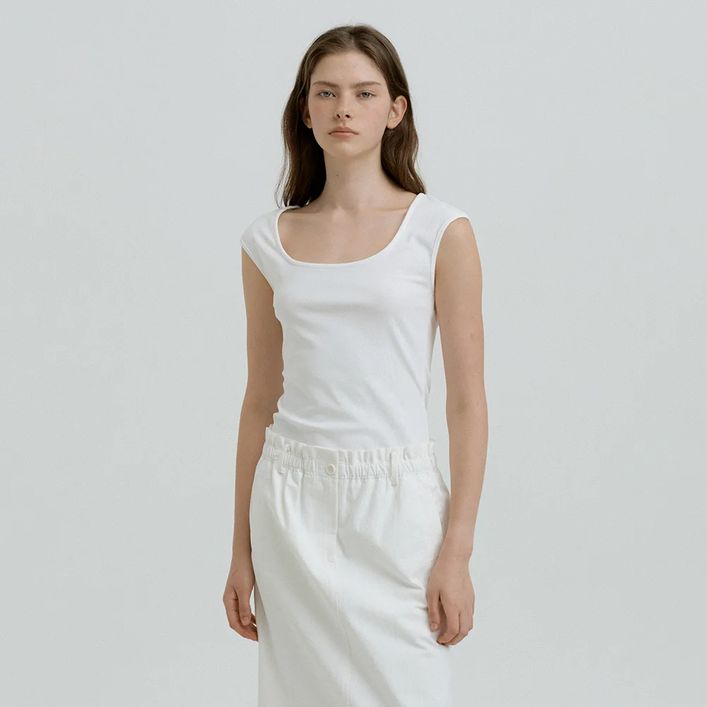 2-Way Cap Sleeve Top (3color)