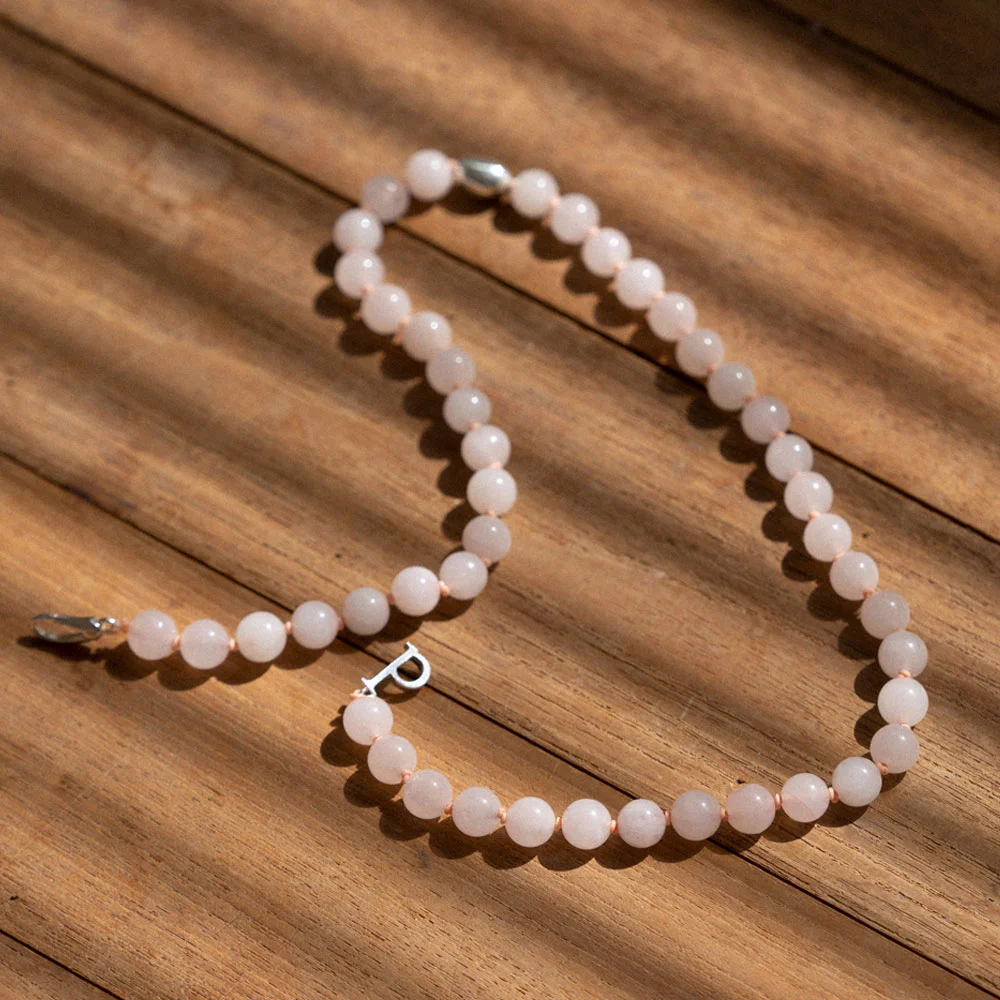 Pink Pebble Necklace