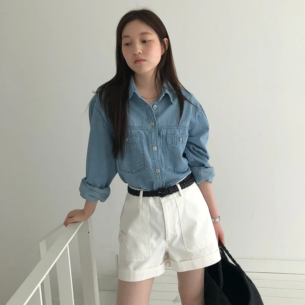 FADE COTTON SHORT PANTS (WHITE)