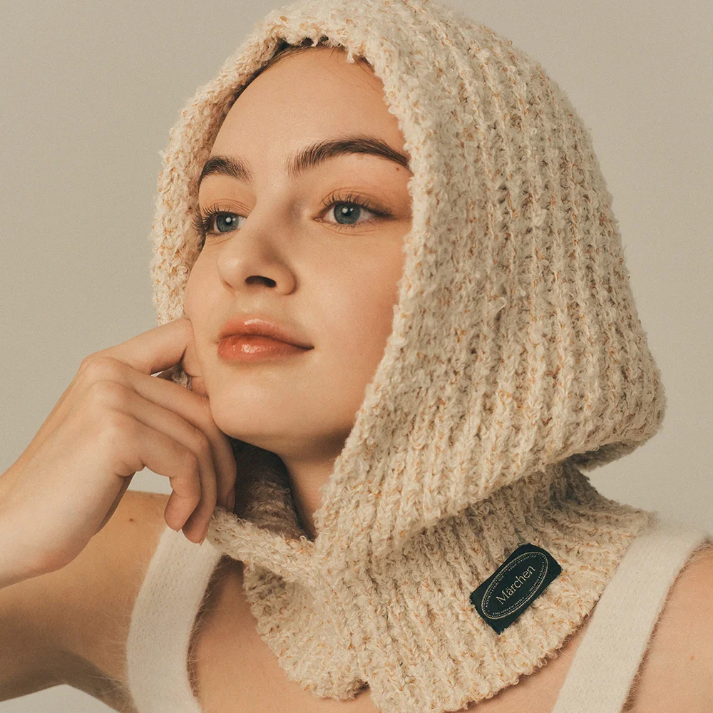 Fuzzy knit balaclava_6color