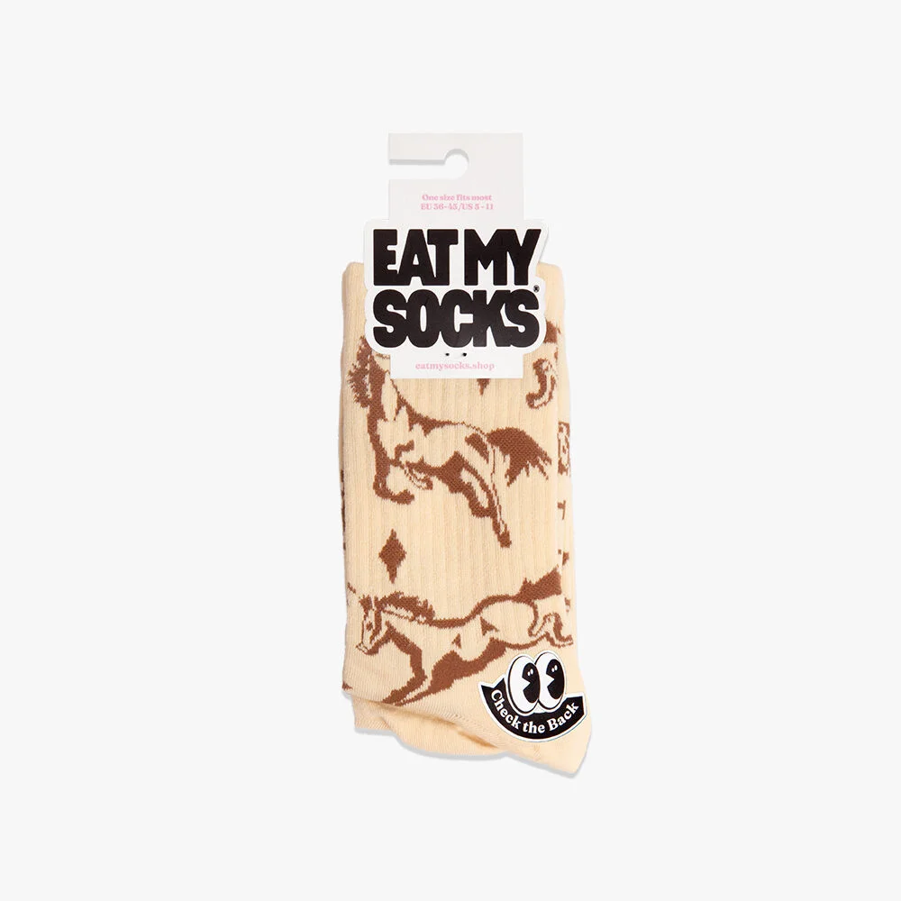 Eat My Socks Wild Horse 野生 馬 襪 襪