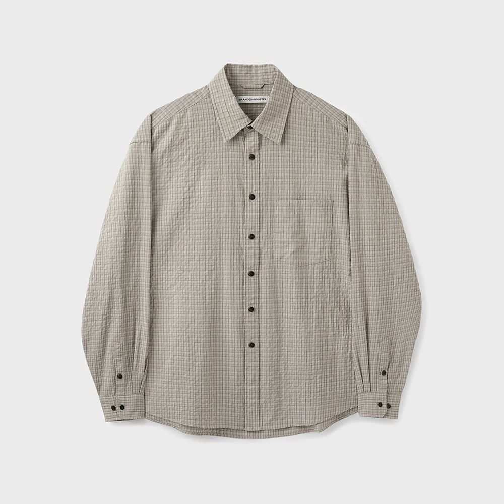 SHEER CHECK SHIRT