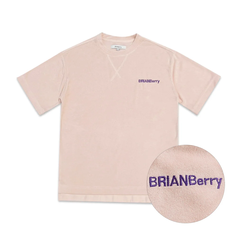 BRAINY SUMMER HALF TEE_BUBBLE PINK