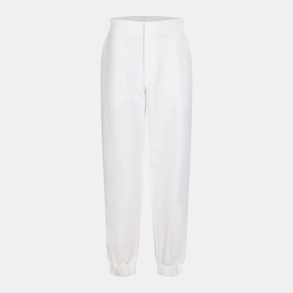 men's jogger pants_white