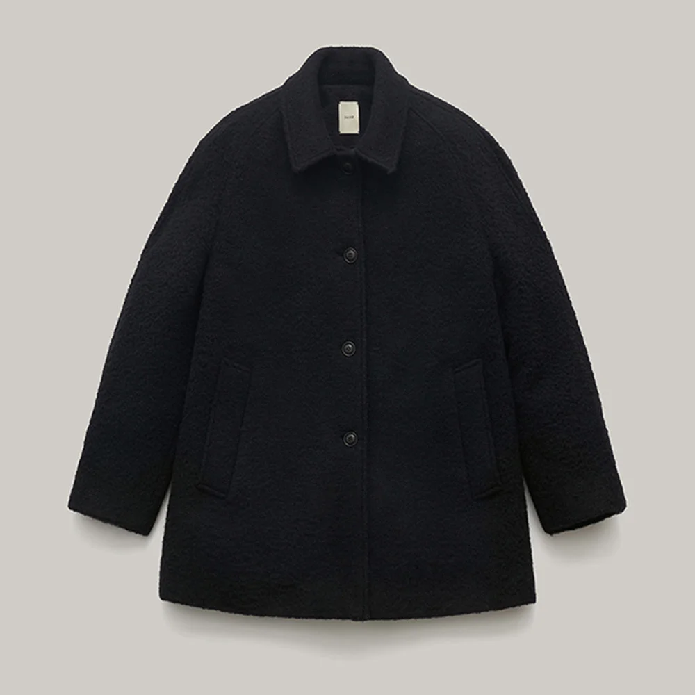 carven half coat (BLACK)
