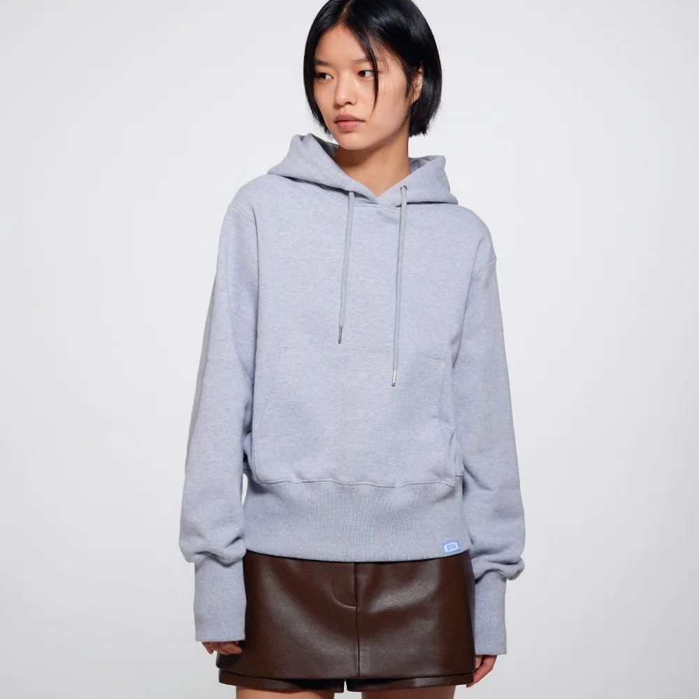 UNISEX ERA HEAVY HOODIE - WHITE MELANGE