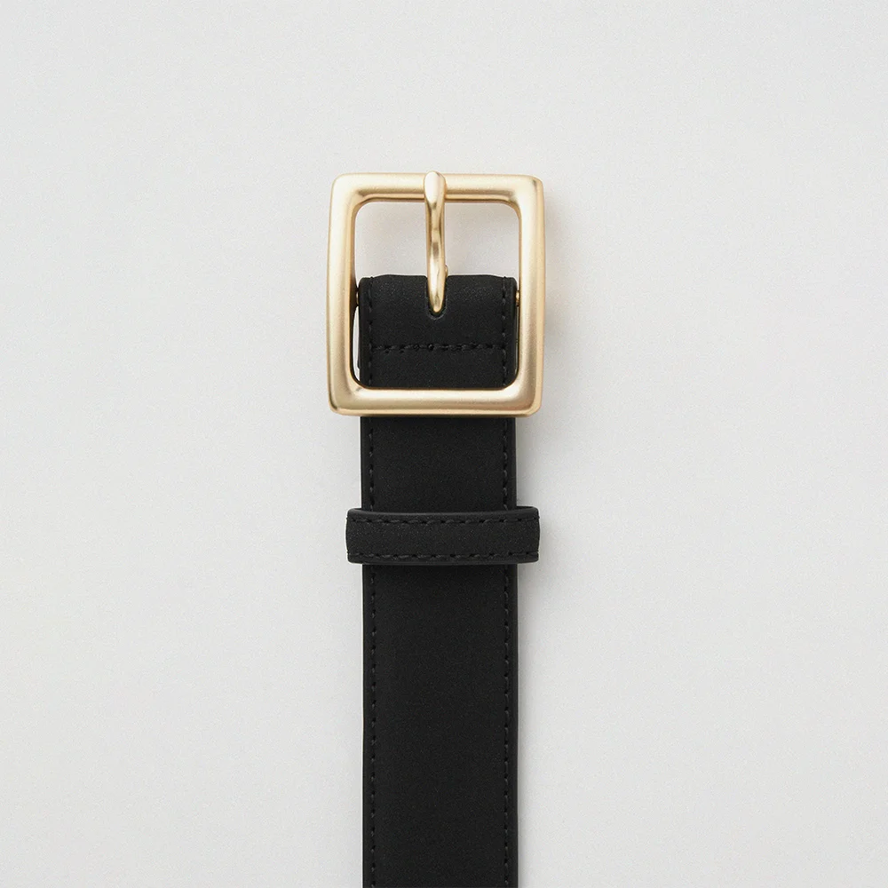 Royal Coated Cowleather Belt_Black