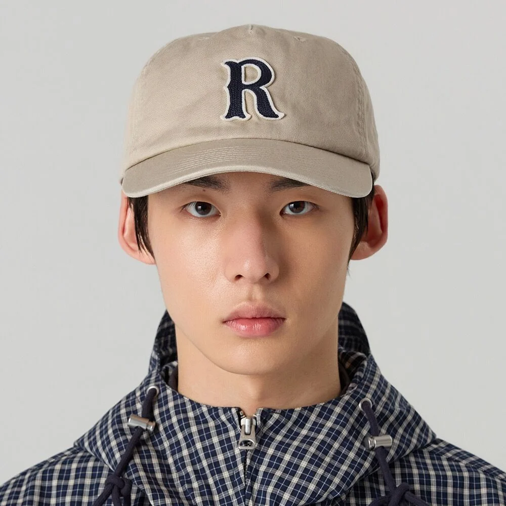 經典傳承 R 貼布繡 棒球帽 Beige