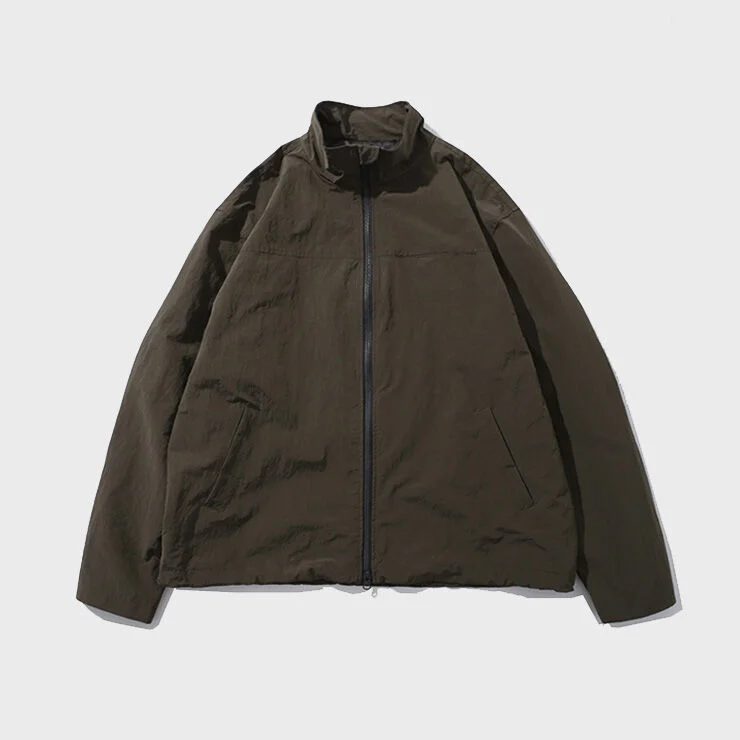AUTHENTIC HIGH NECK JACKET (KHAKI BROWN)