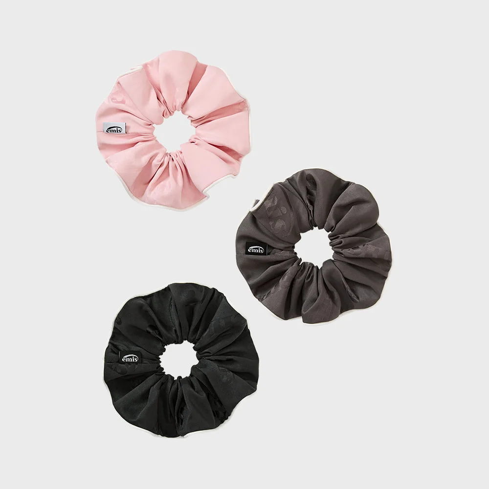 LOGO JACQUARD SCRUNCHIE