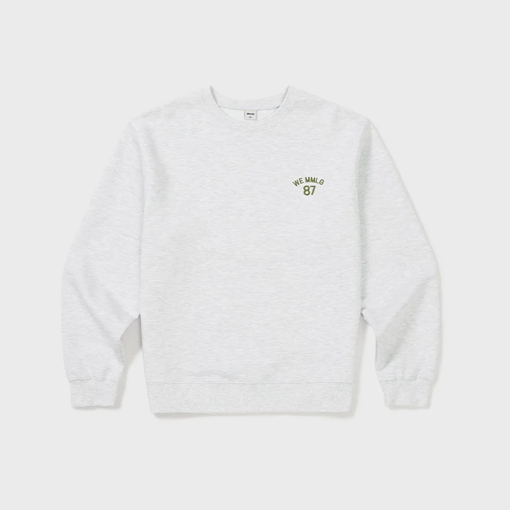 WE MMLG LOGO SWEAT (ASH GREY)
