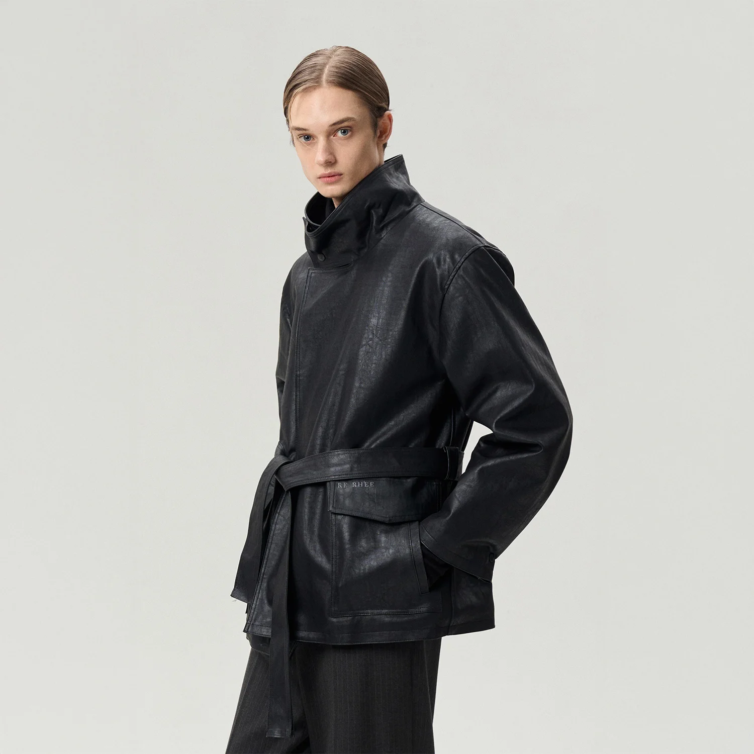 FUNNEL NECK QUILTED JACKET