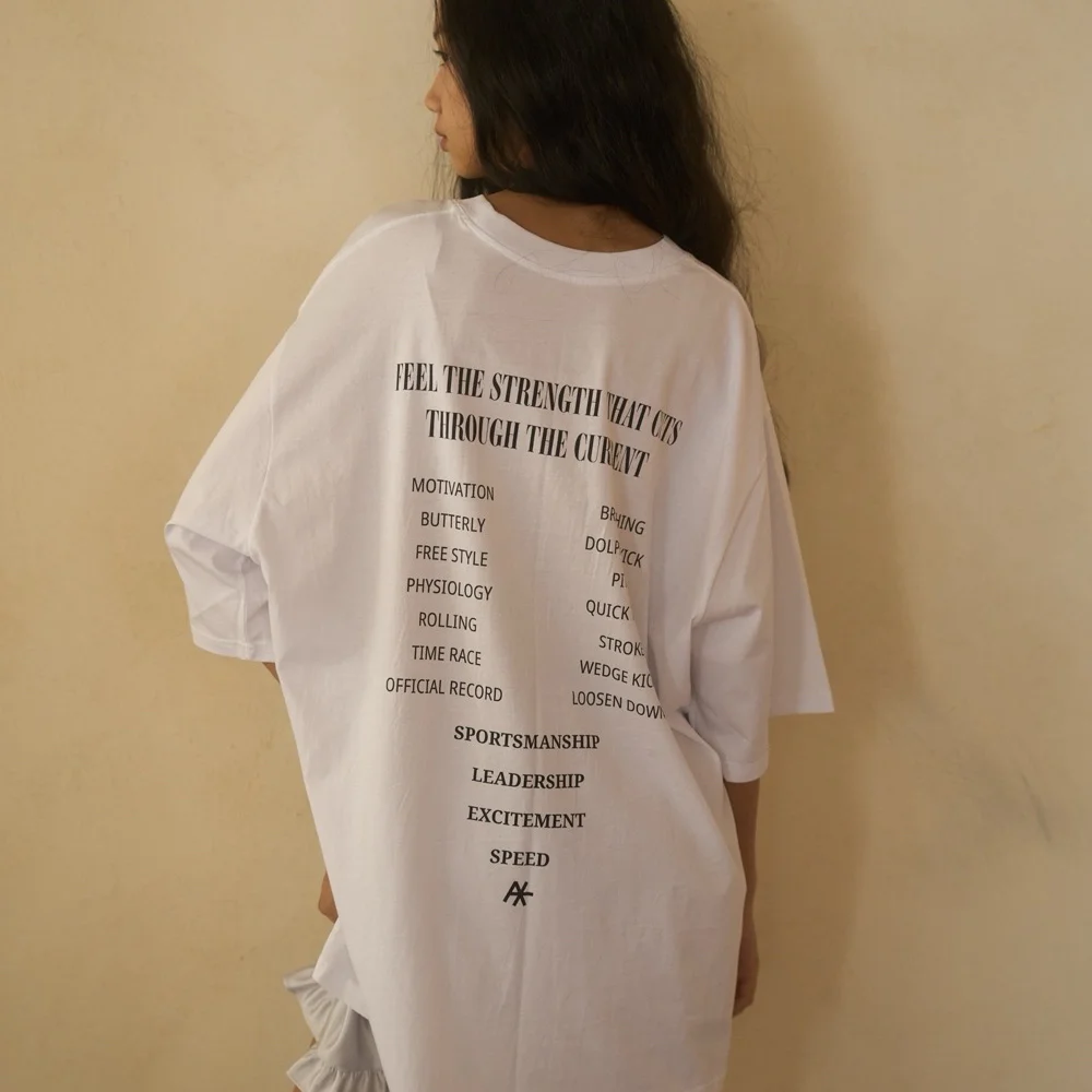 Swimmer Overfit T-shirt / White