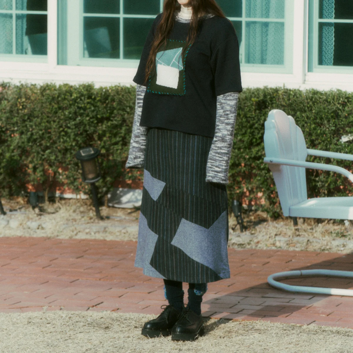 DENIM P SKIRT DENIM