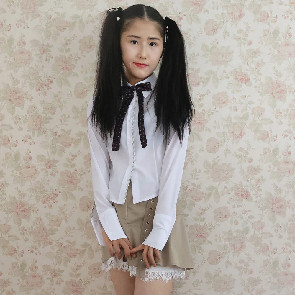 COLOR PIPING SHIRT WHITE