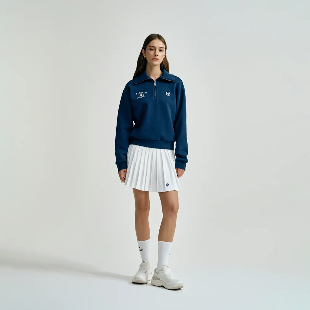 W Cush Light 法式 Takini 半拉鏈(NAVY)