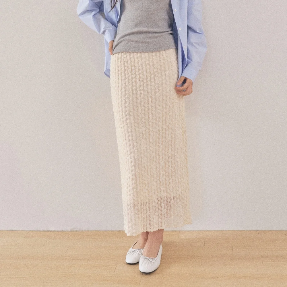 BLUMI LACE SKIRT_NATURAL