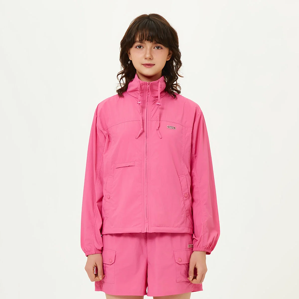 Breeze Pop 短版 Stand Neck 外套 女裝 PINK