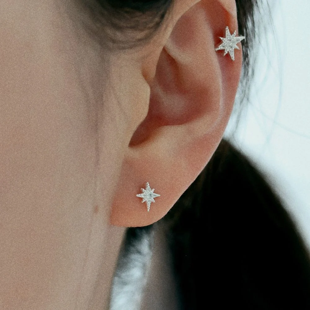 Starlight piercing (2 color) / 星光 穿環