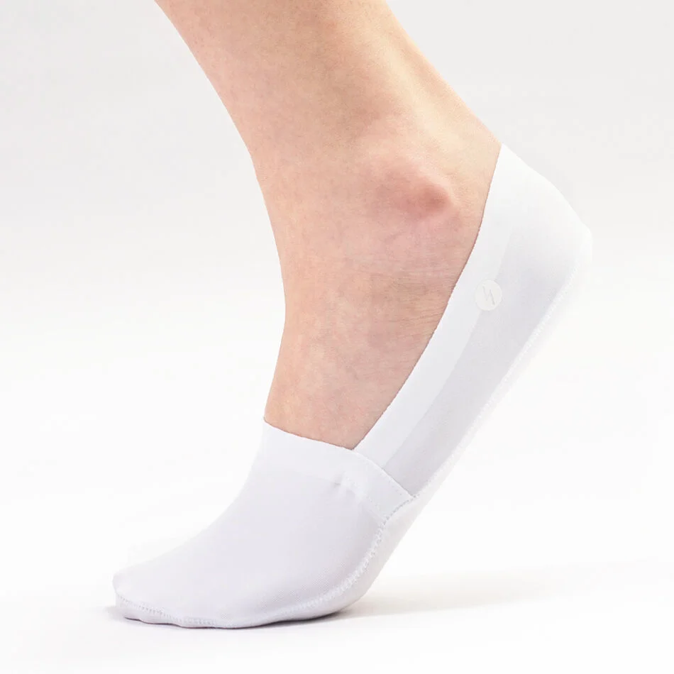 涼感 透氣 Fake Socks 男女通用 白色 3P SET
