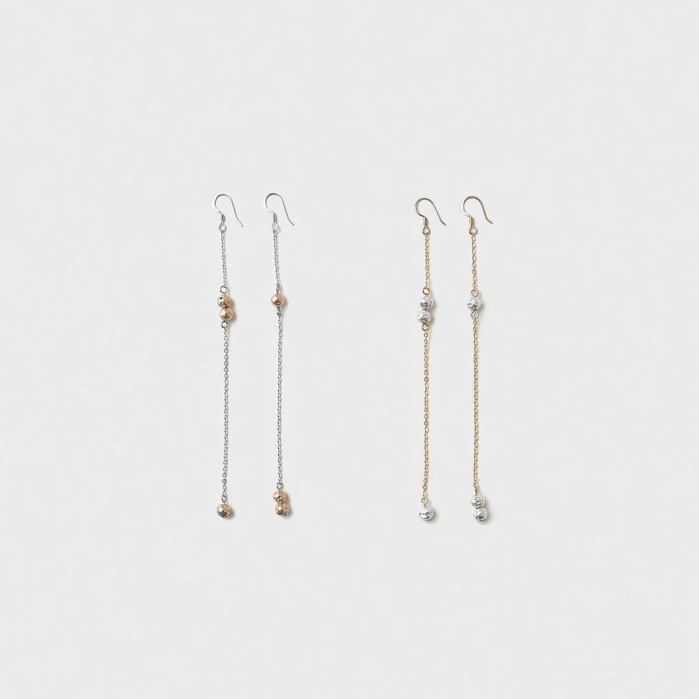 tiny planet drop earring (2colors)