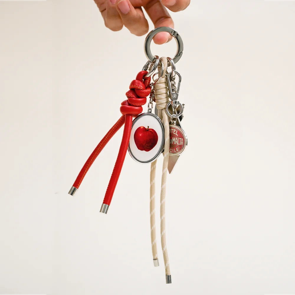 APPLE MIRROR LOCKET KEYRING_鏡子 Rocket 鑰匙扣 蘋果