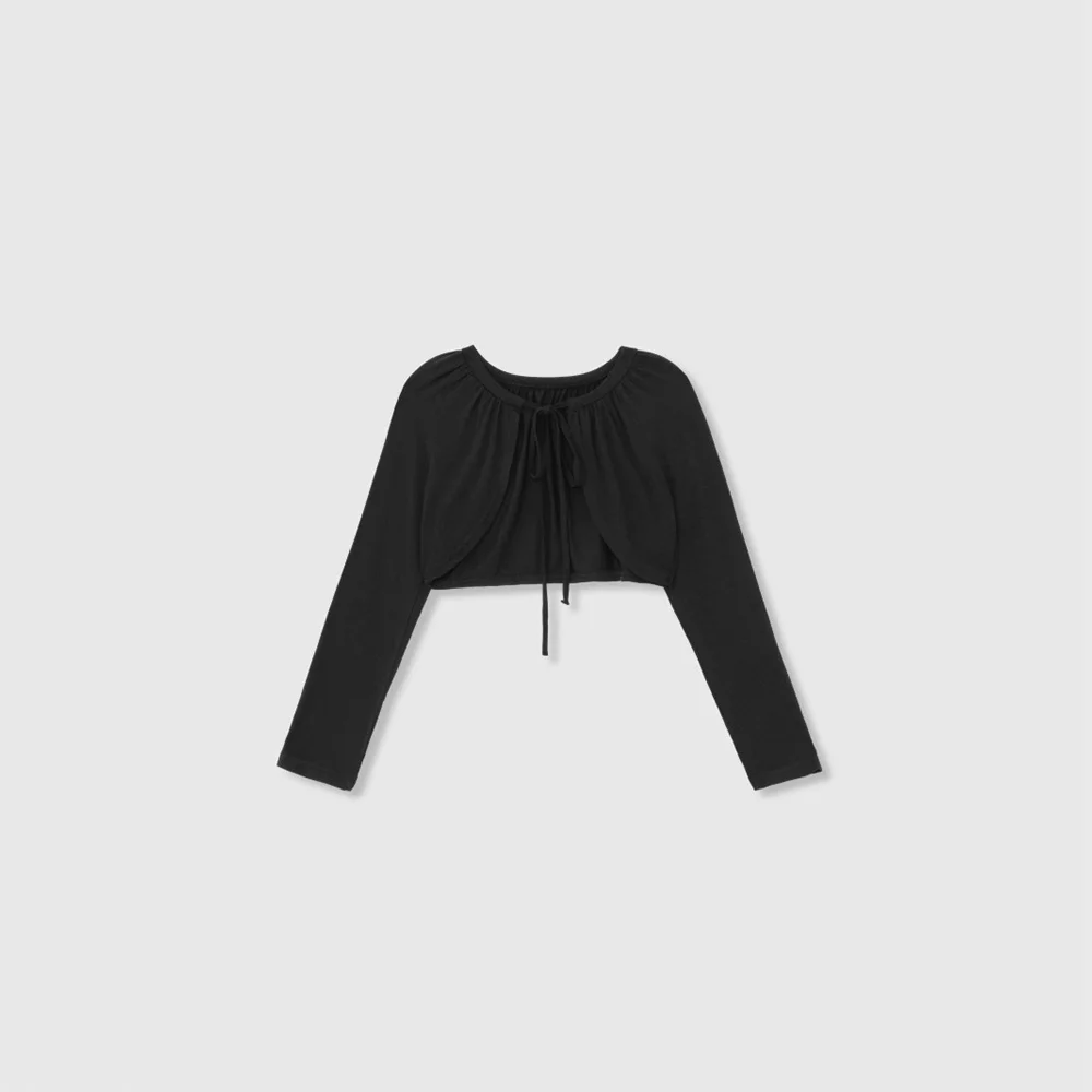 Ribbon bolero (Black)