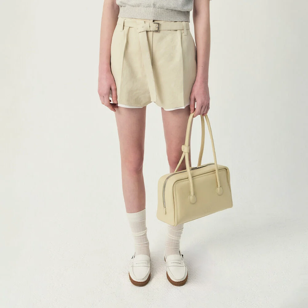 ZANE LAYERED SHORTS (BEIGE)