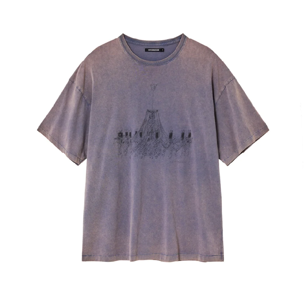 Chandelier Tee Bleached Blue