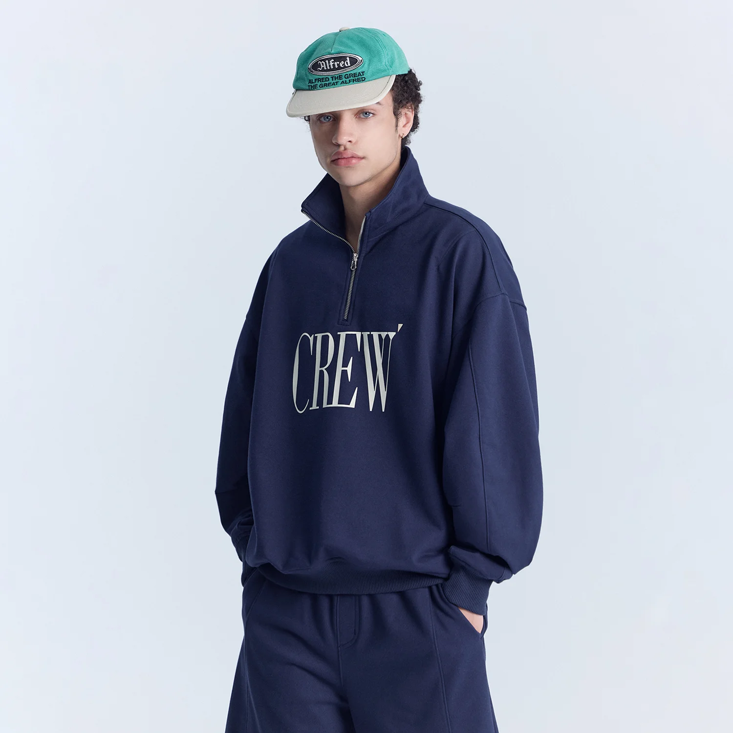 AERO HALFZIP PULLOVER NAVY